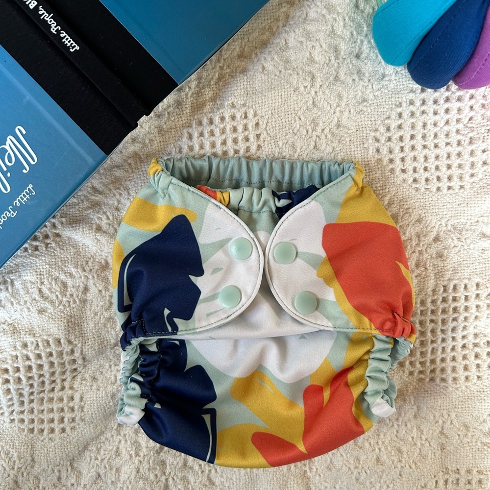 Esembly Cloth Diaper Cover - Monstera